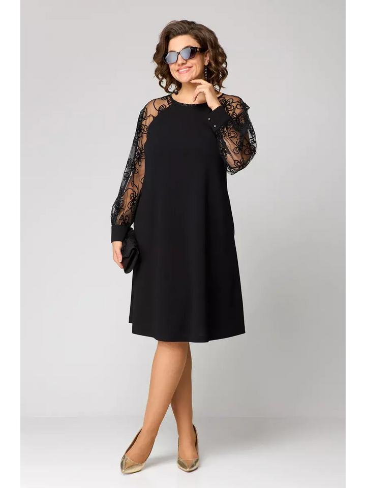 Barbara – Elegant Black Lace Dress