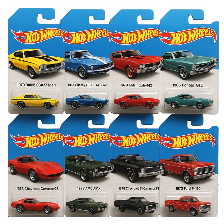 Hot Sale - 50% OFF - Hot Wheels Muscle Toy Car Advent Calendar - 24 DAYS 2025