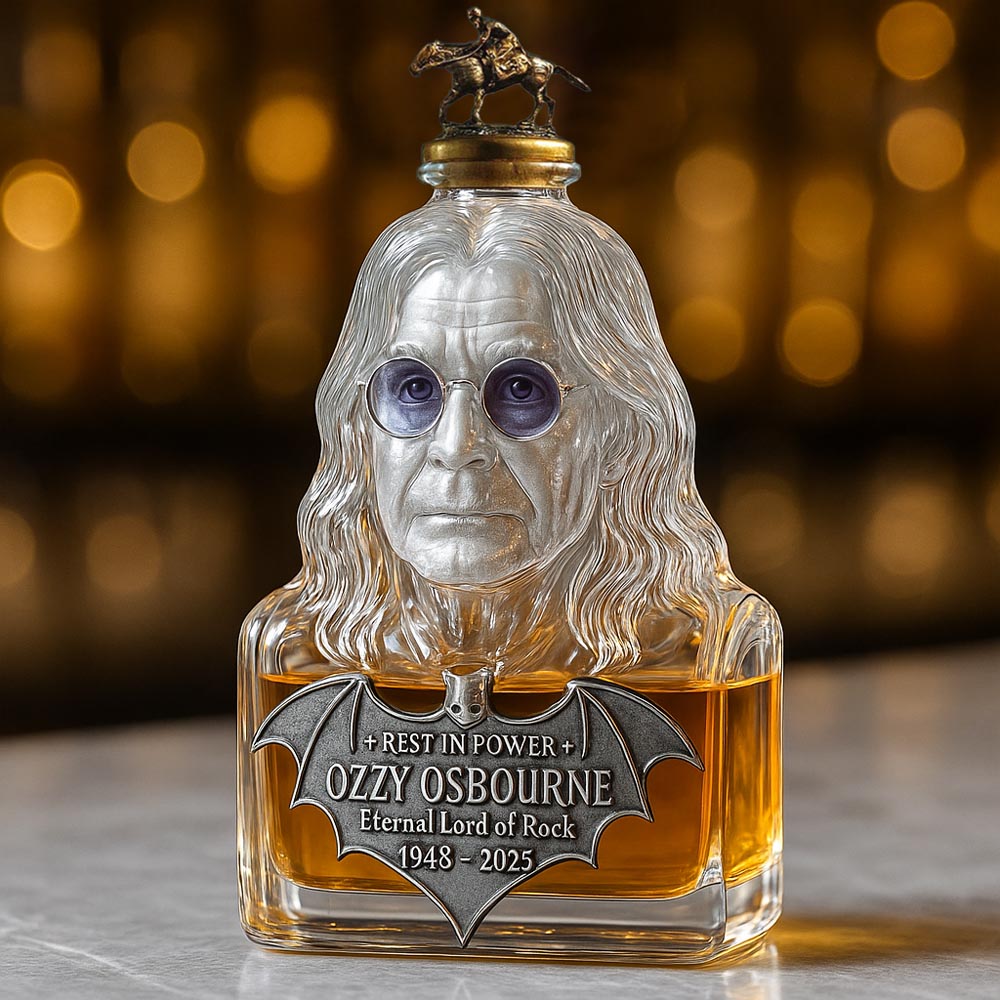 Immortalised in Glass — The Ozzy Osbourne Tribute Whisky Bottle