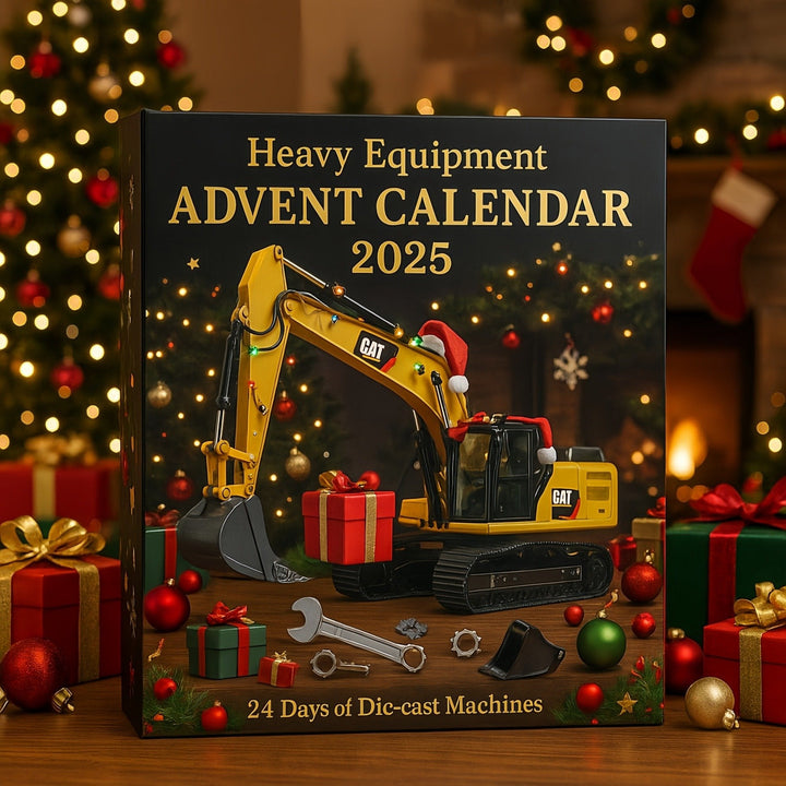 Advent Calendar of Heavy Machinery 2025 · 24 Machines Made of Die-Cast Metal