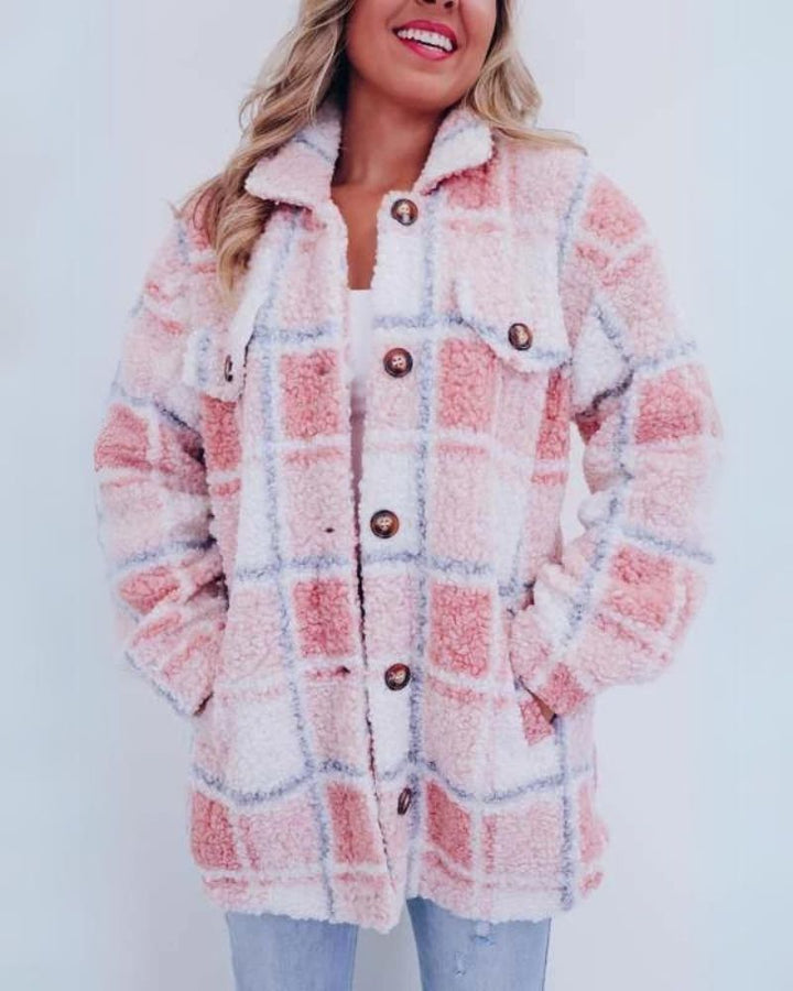 Mali™ - Polar Fleece Plaid Jacket