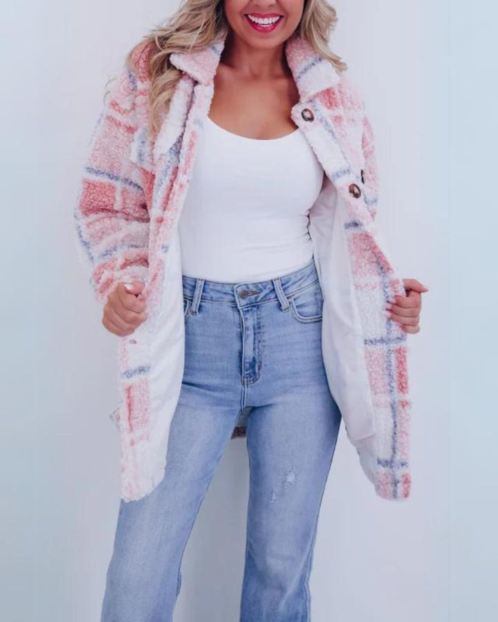 Mali™ - Polar Fleece Plaid Jacket