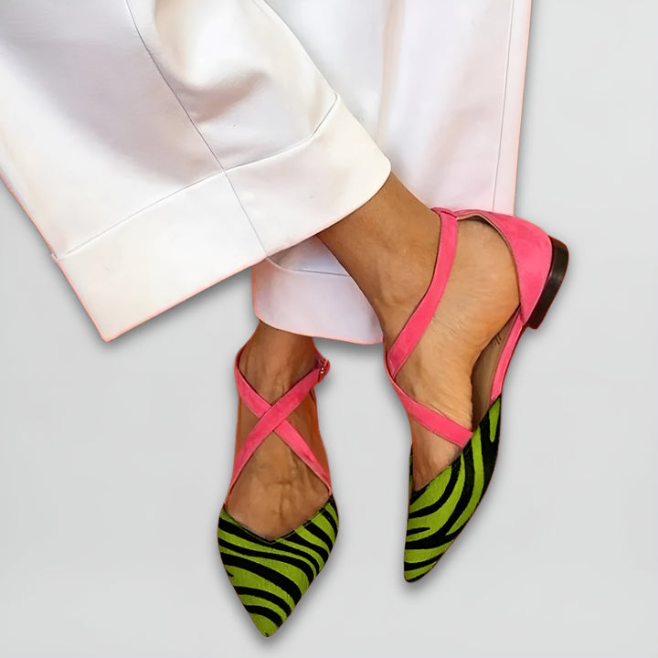 Fenna™ - Strap Ballet Flats