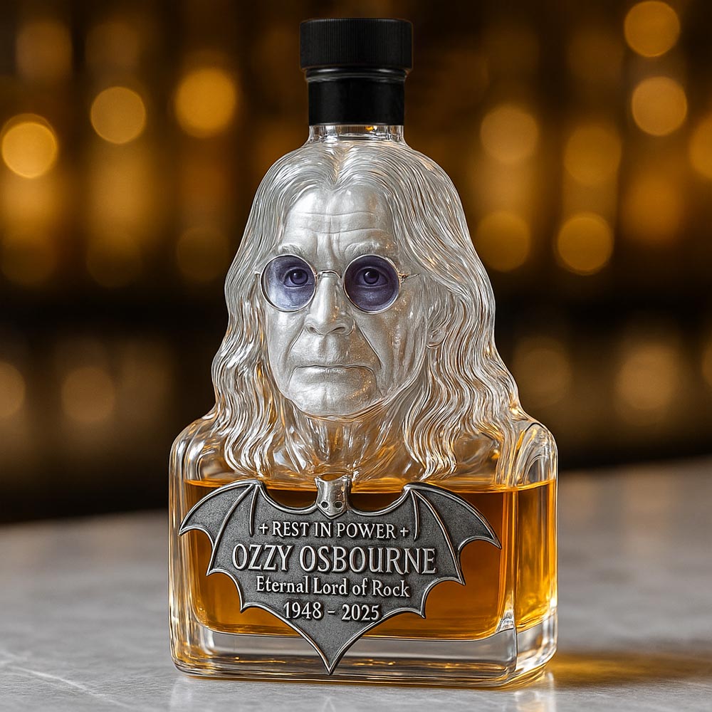 Immortalised in Glass — The Ozzy Osbourne Tribute Whisky Bottle
