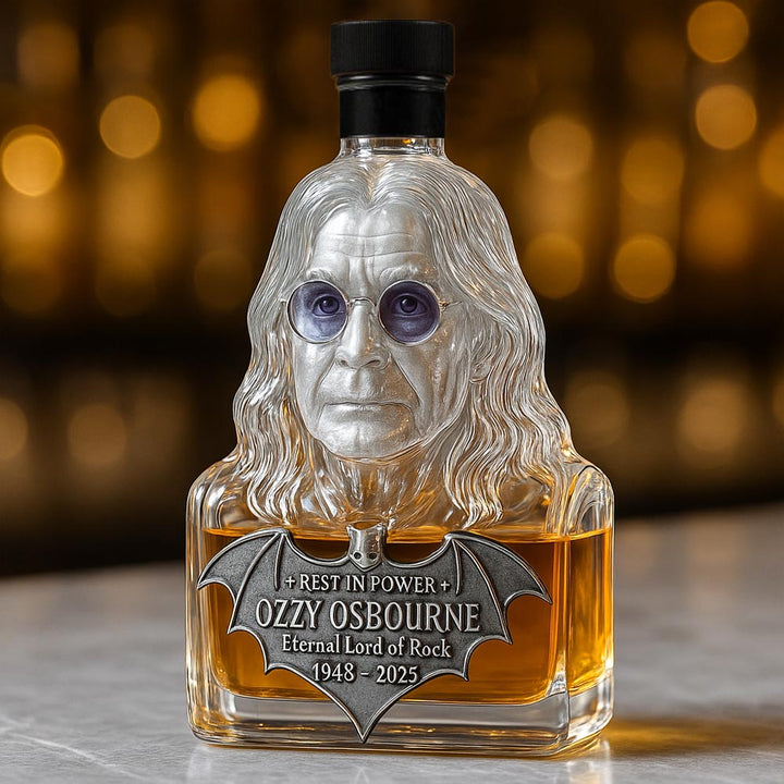 Immortalised in Glass — The Ozzy Osbourne Tribute Whisky Bottle