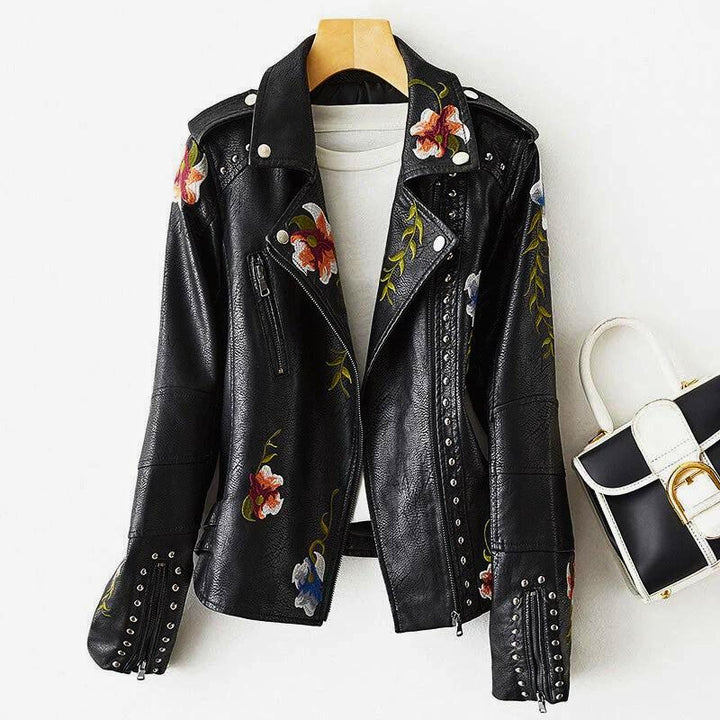 Vanya™ - Unique Edgy Leather Jacket