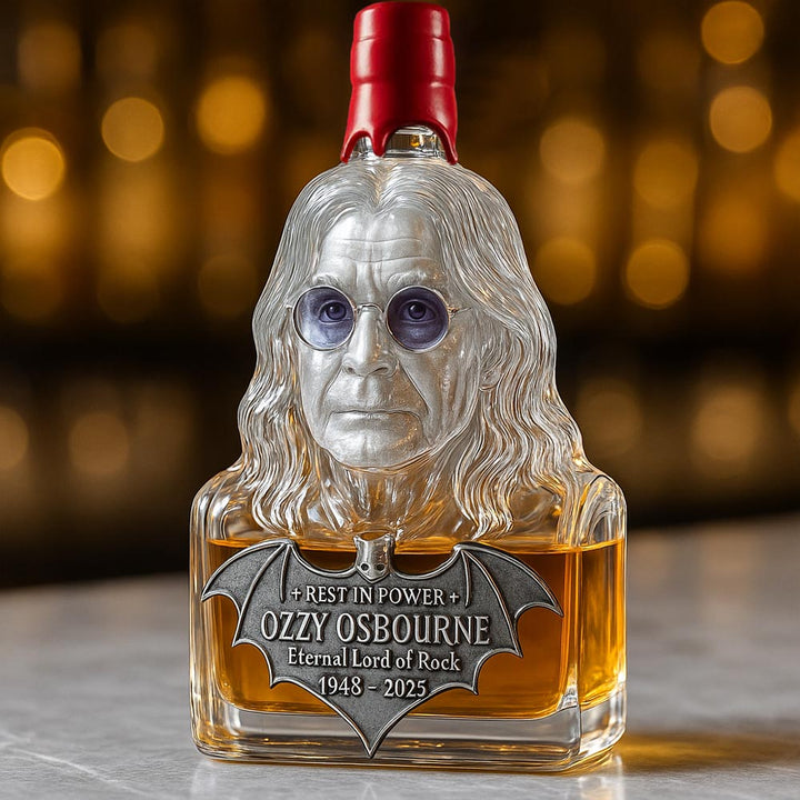 Immortalised in Glass — The Ozzy Osbourne Tribute Whisky Bottle