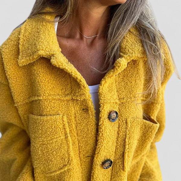Dion™ - Short Wool Jacket with Lapels