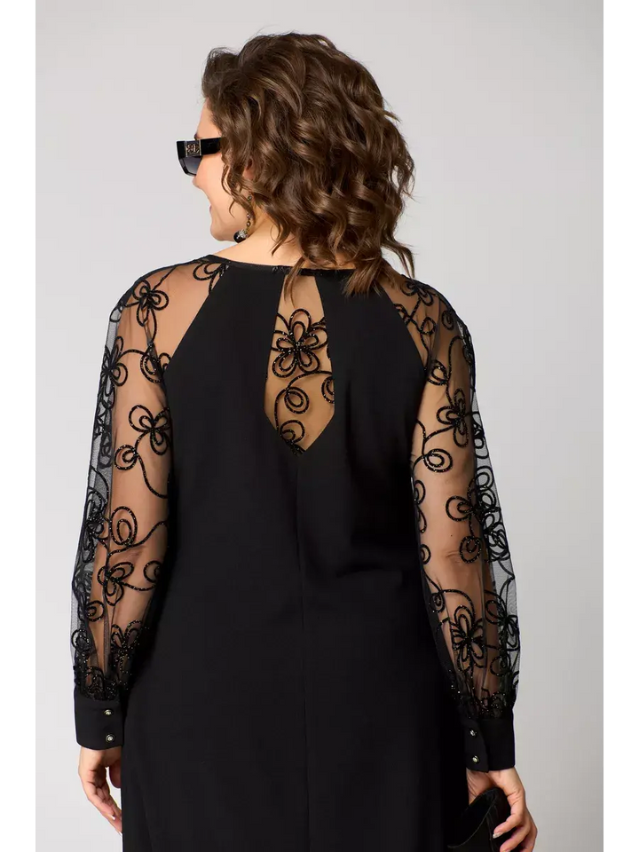 Barbara – Elegant Black Lace Dress