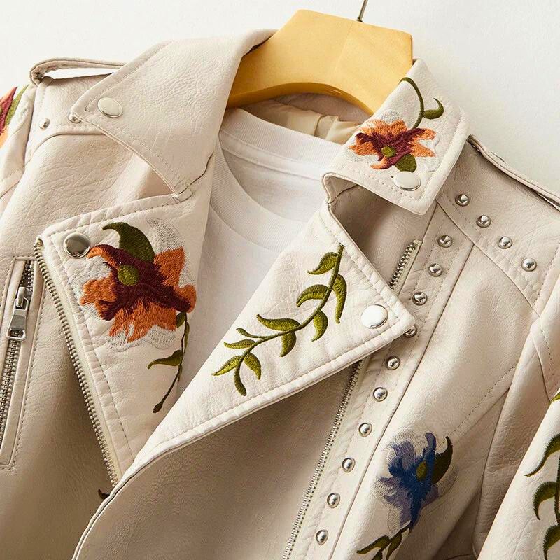 Vanya™ - Unique Edgy Leather Jacket