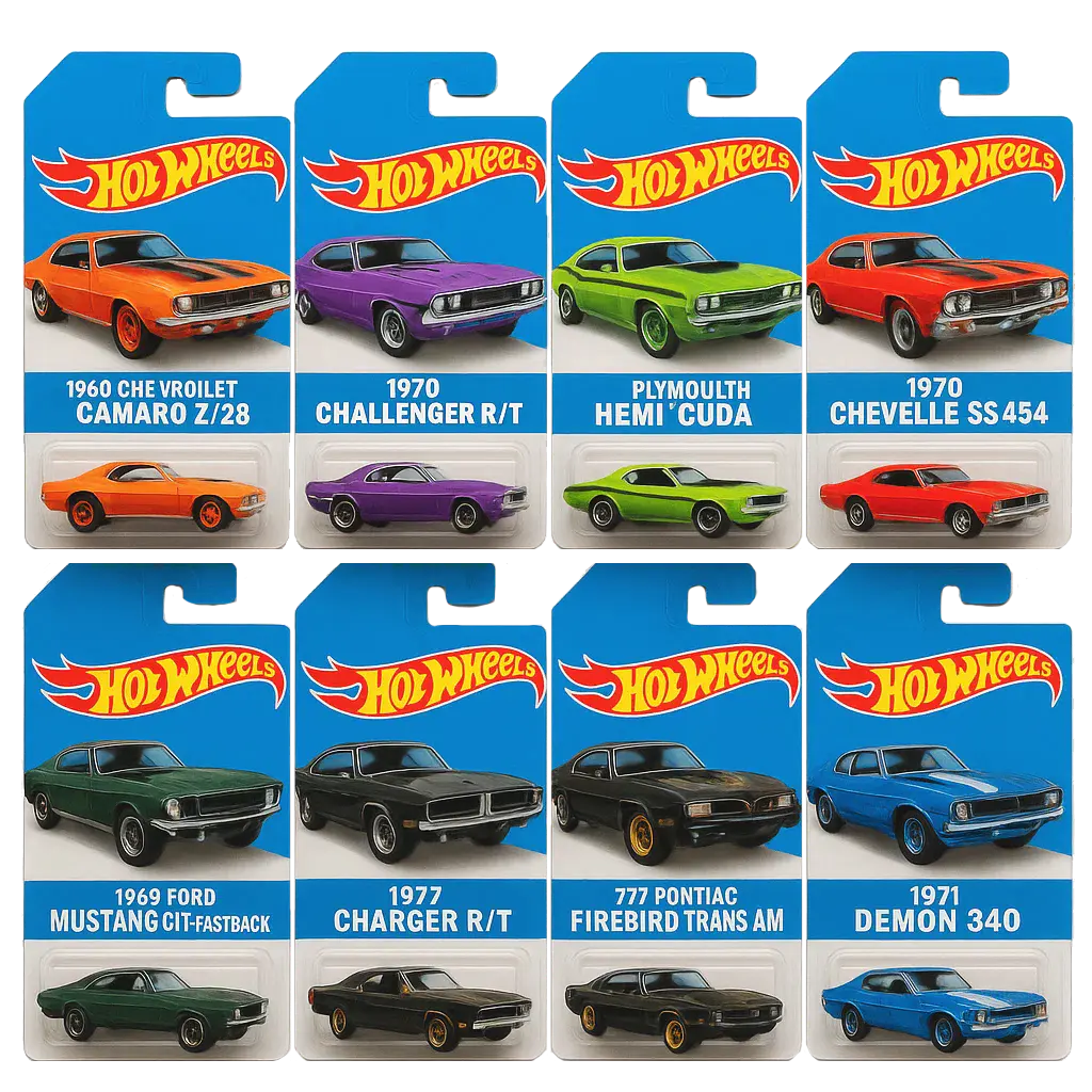 Hot Sale - 50% OFF - Hot Wheels Muscle Toy Car Advent Calendar - 24 DAYS 2025