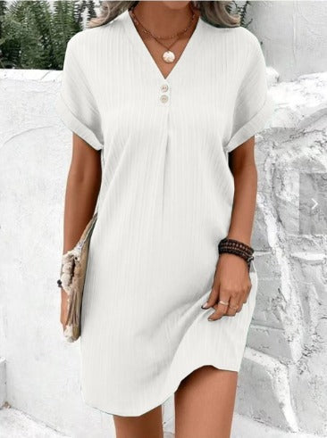 Amara™ - V-neck Spring Dress