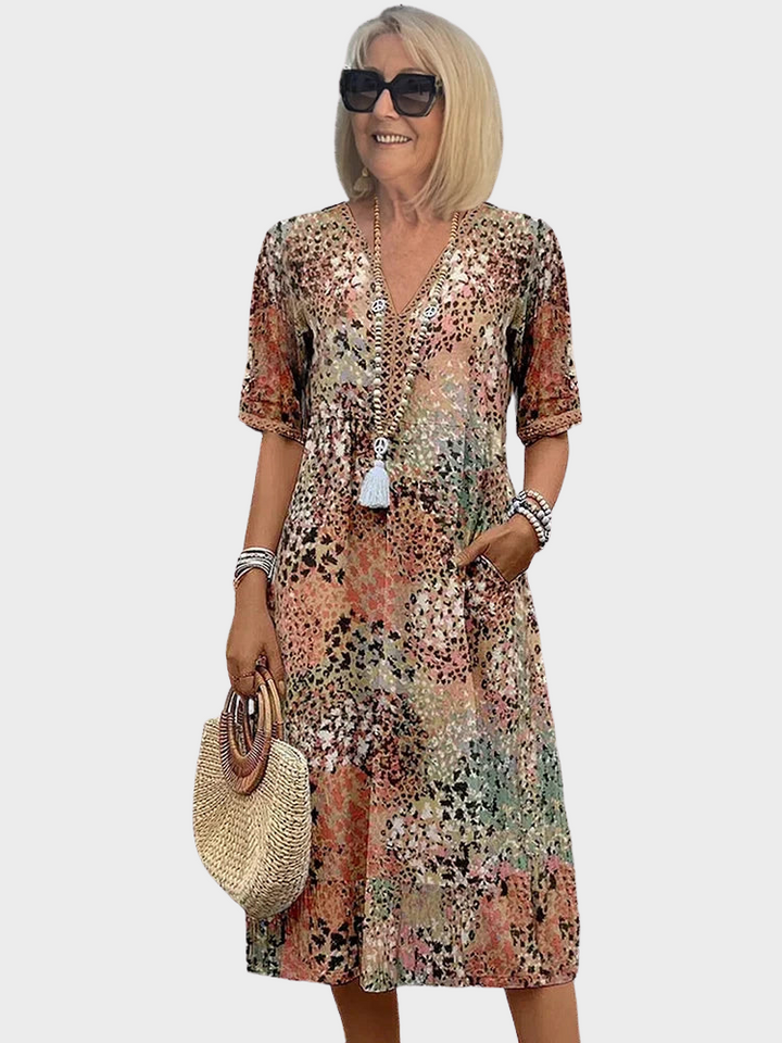 Harper™ - Vibrant Mid Length Dress