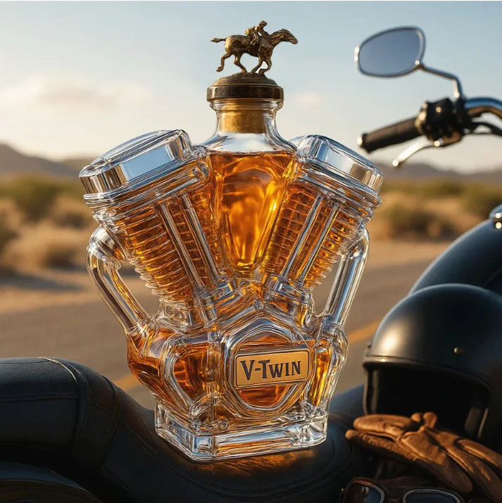 V-Twin Engine Decanter