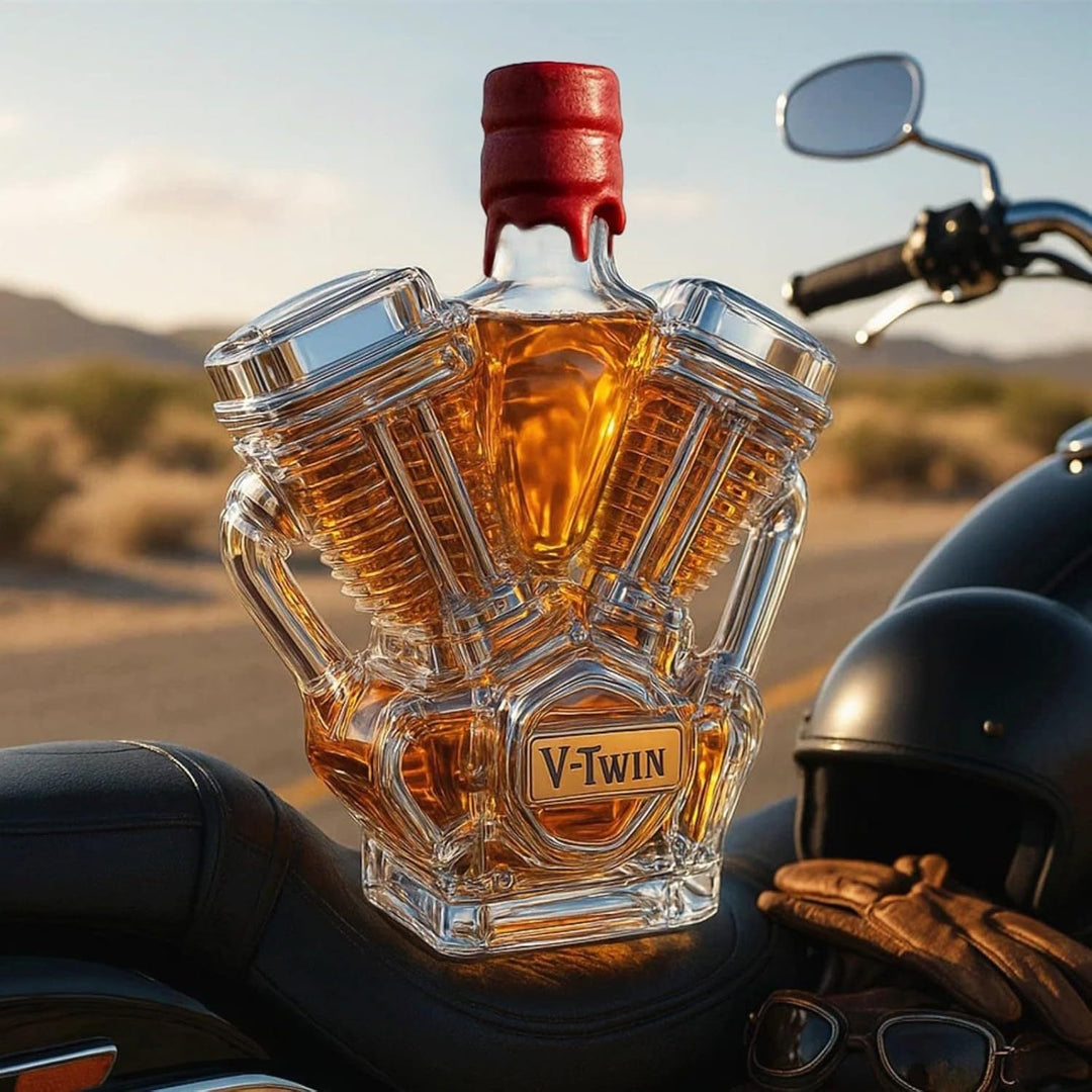 V-Twin Engine Decanter