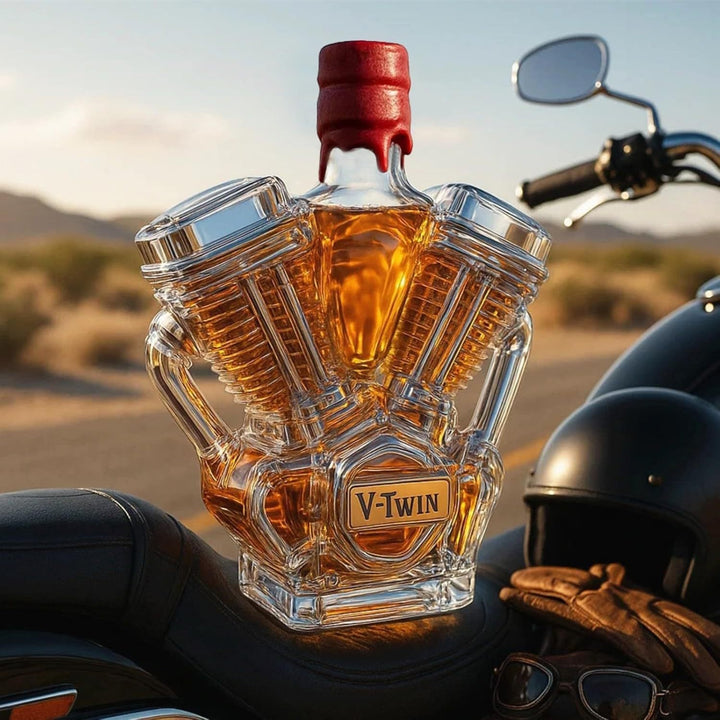 V-Twin Engine Decanter