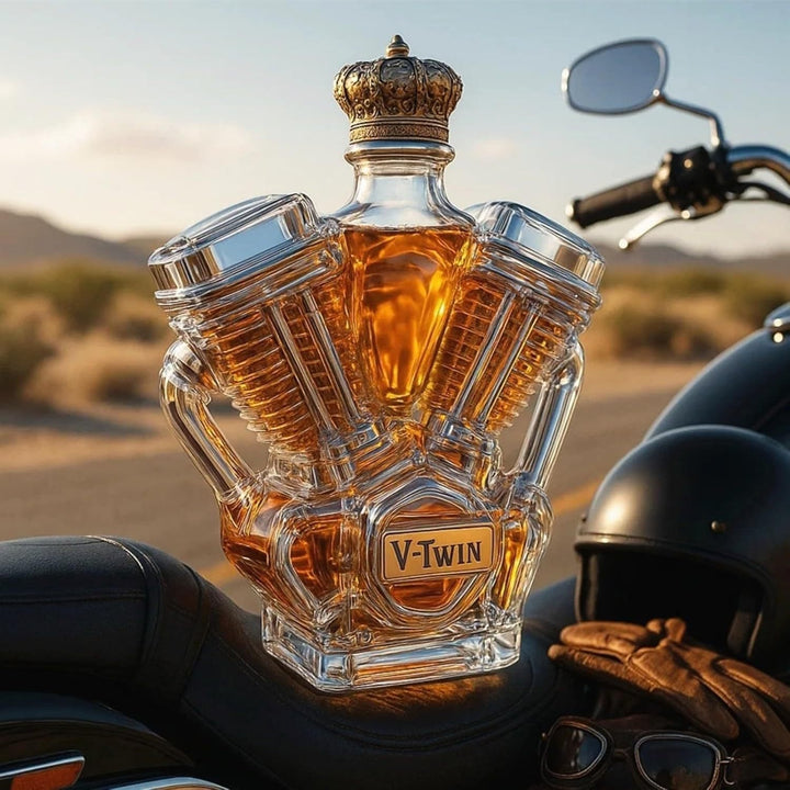 V-Twin Engine Decanter