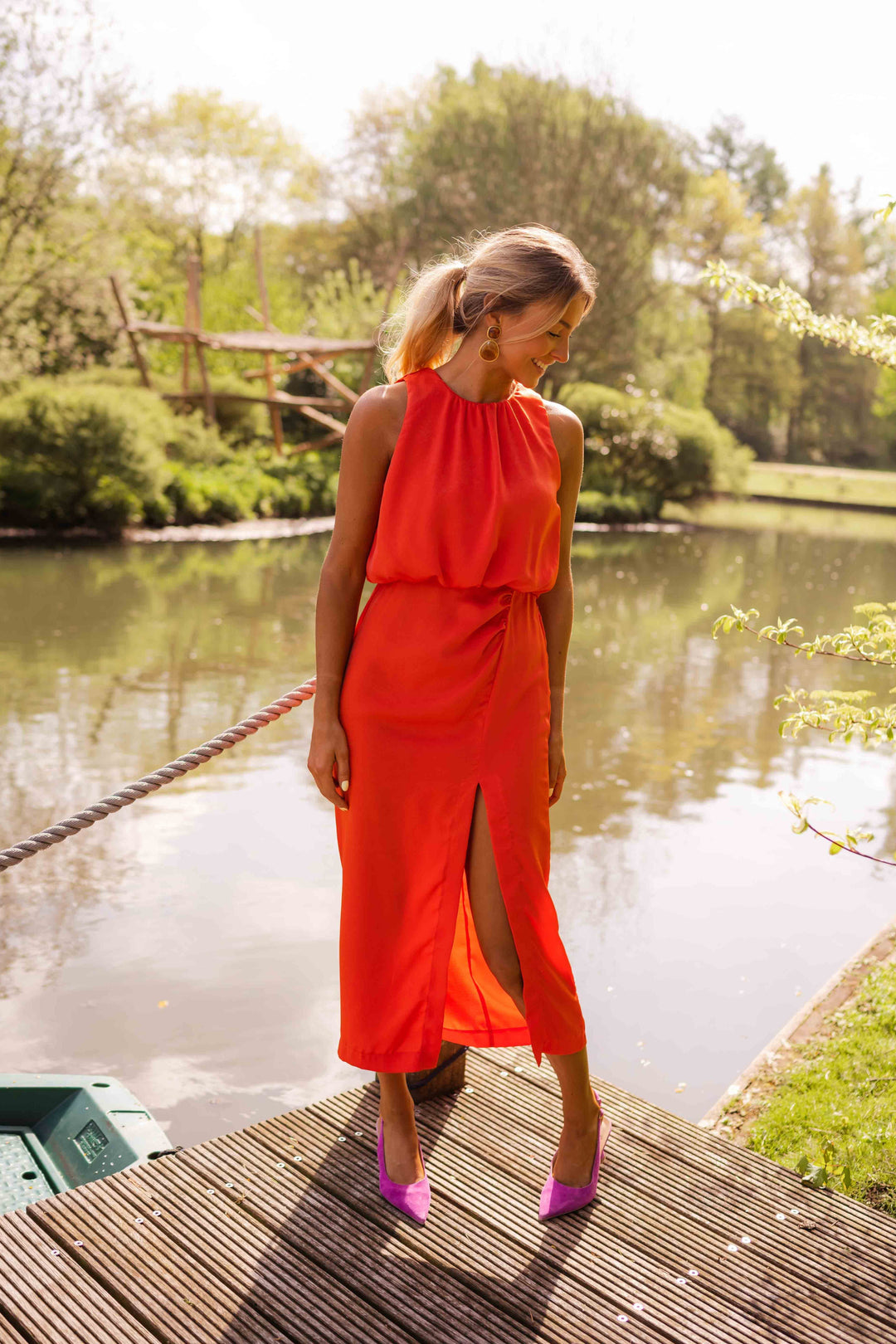 Leonie™ - Flowing Midi Dress