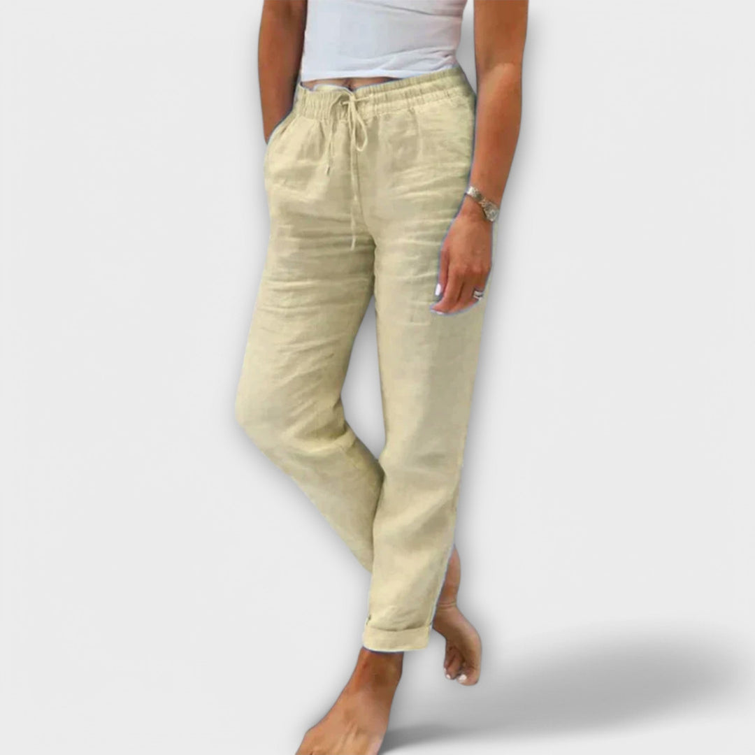 Sophie™ - Linen Blend Stretch Pants
