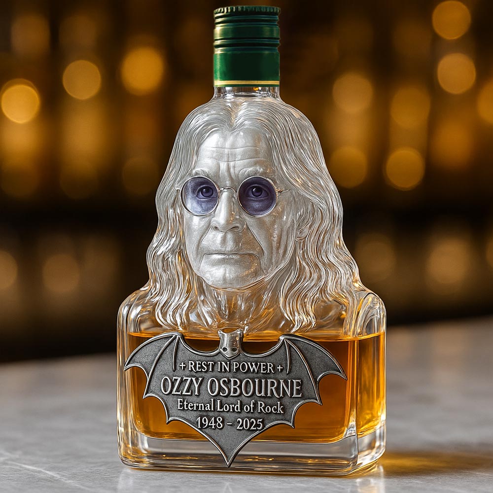 Immortalised in Glass — The Ozzy Osbourne Tribute Whisky Bottle