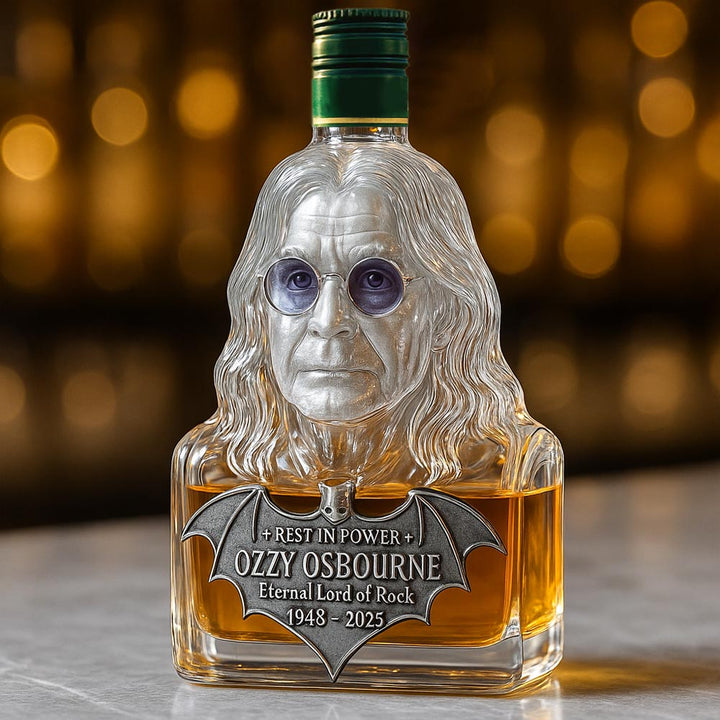 Immortalised in Glass — The Ozzy Osbourne Tribute Whisky Bottle