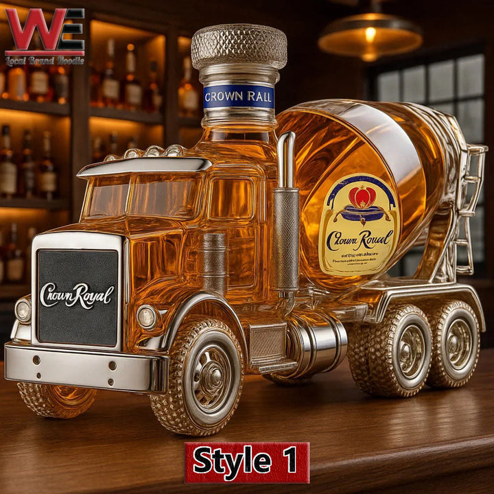 Whisky Bottle – Cement Mixer Design