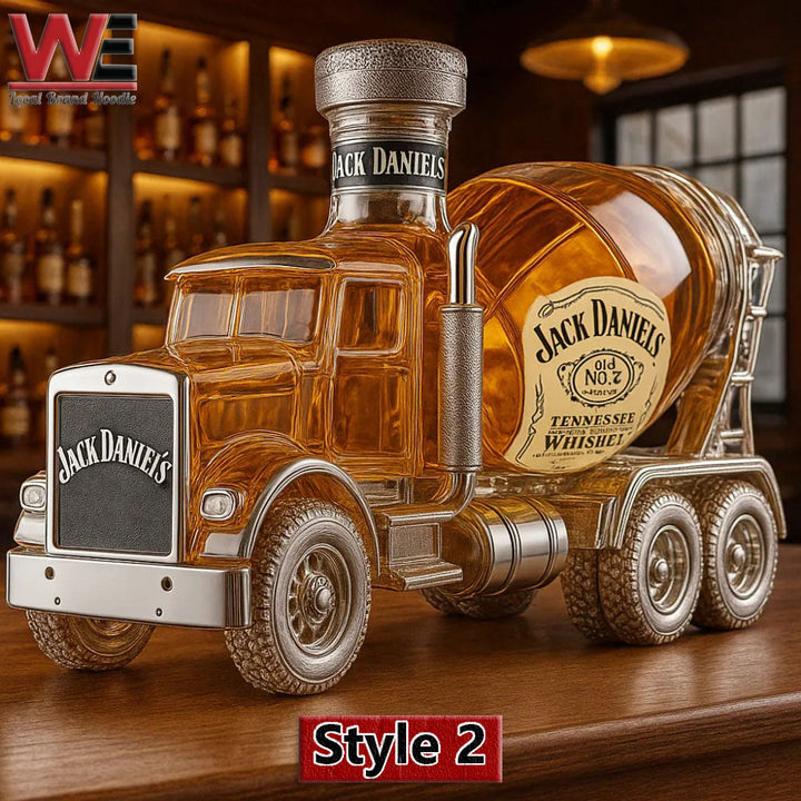Whisky Bottle – Cement Mixer Design