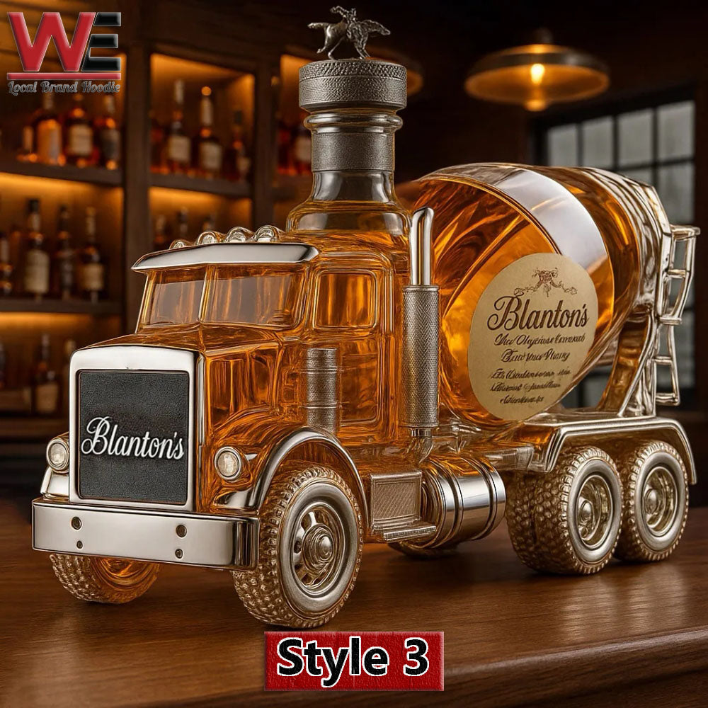 Whisky Bottle – Cement Mixer Design