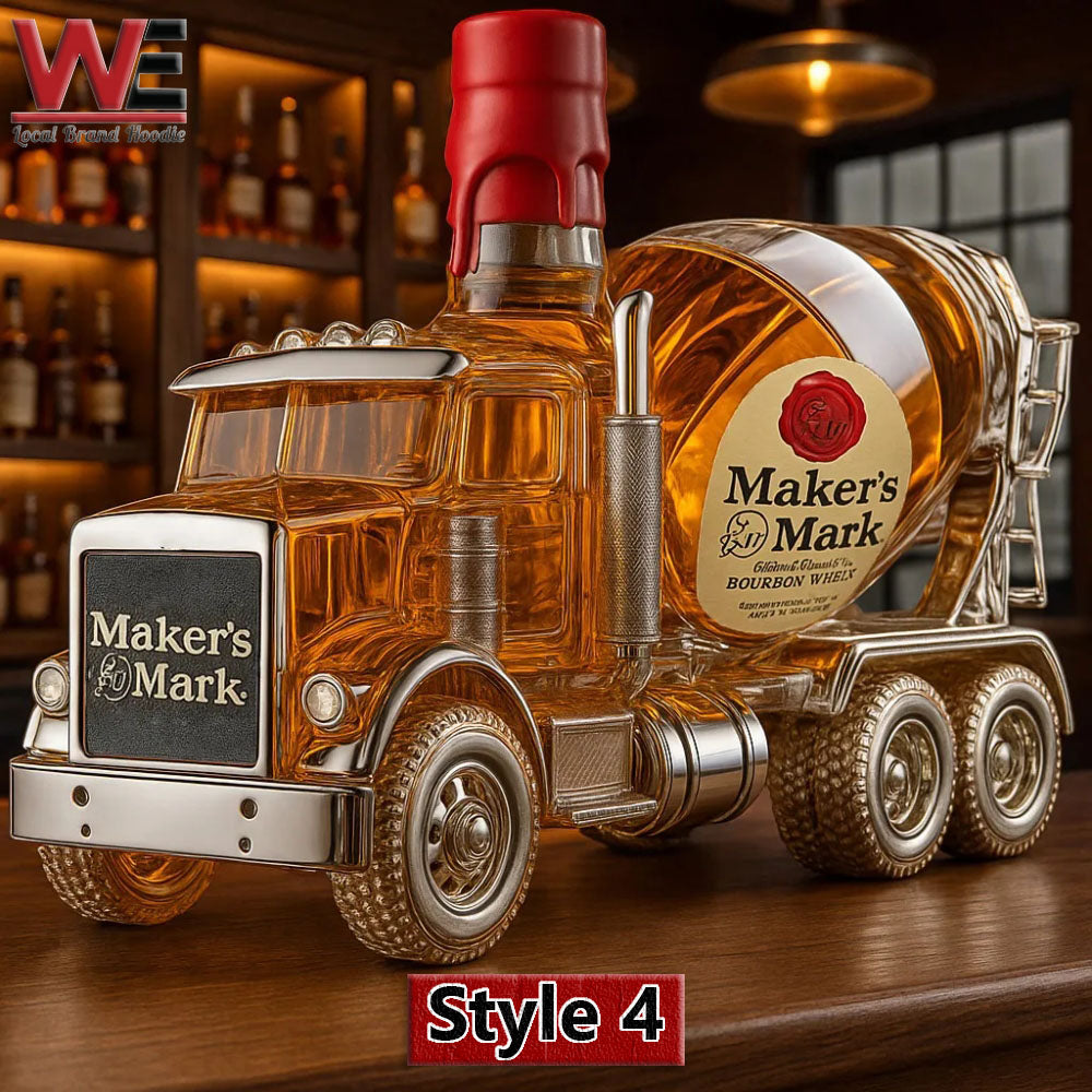 Whisky Bottle – Cement Mixer Design