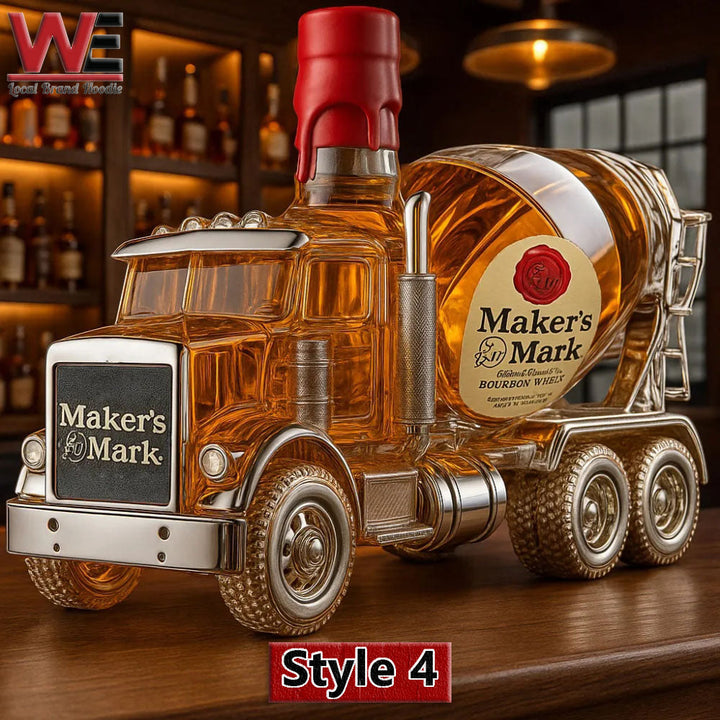 Whisky Bottle – Cement Mixer Design