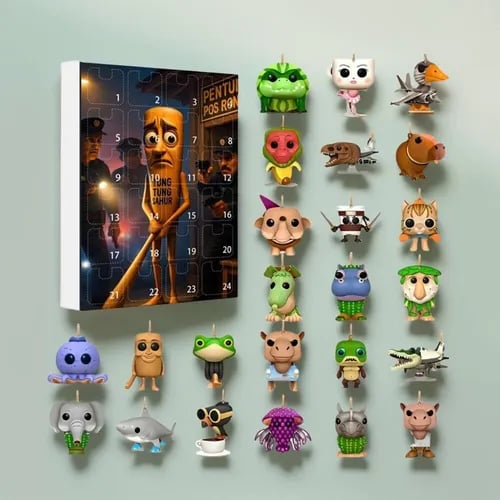 Tung Tung Tung Sahur Italian Advent Calendar with a Countdown to 24 Days