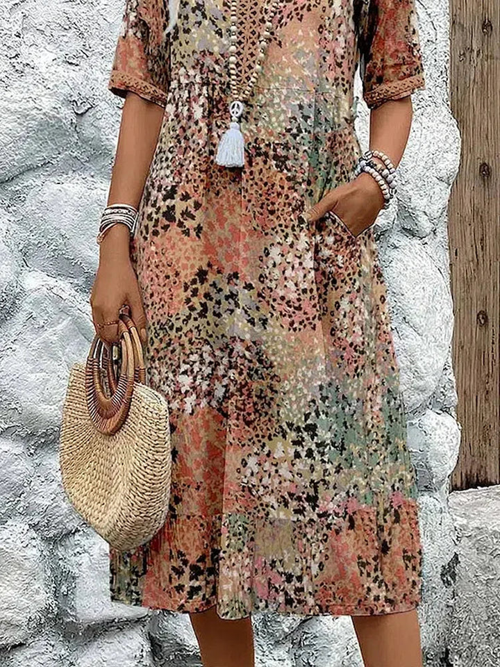 Harper™ - Vibrant Mid Length Dress