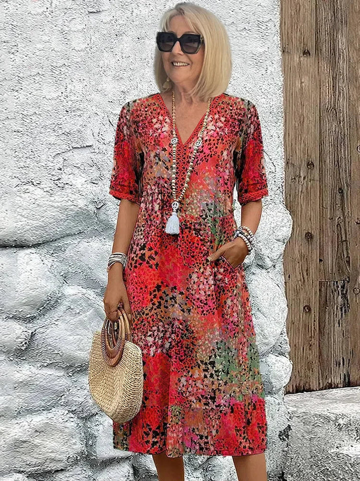 Harper™ - Vibrant Mid Length Dress