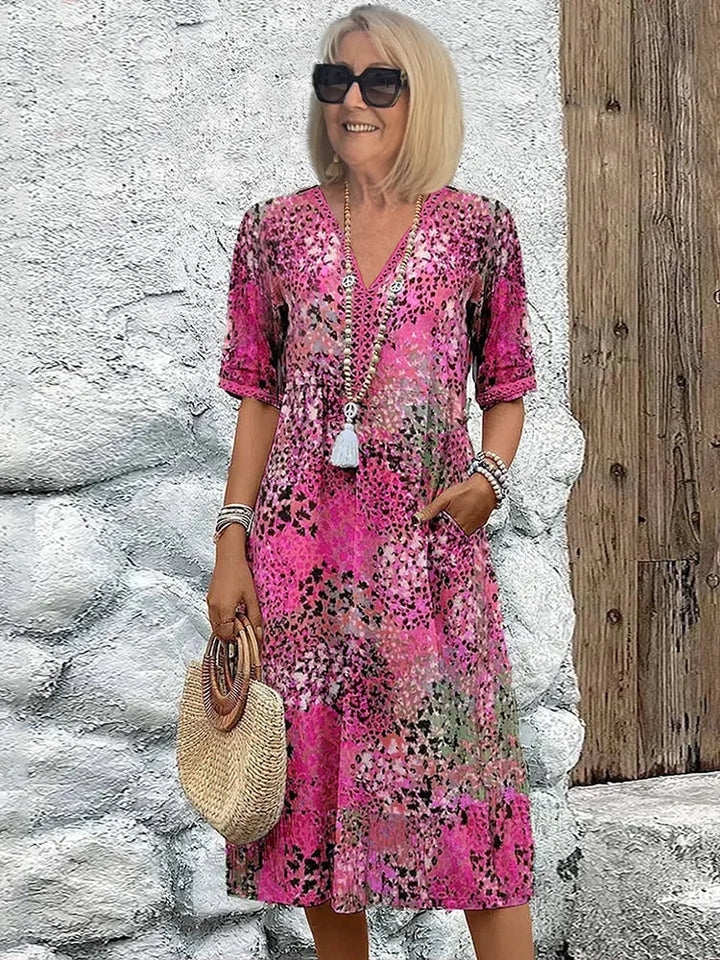 Harper™ - Vibrant Mid Length Dress