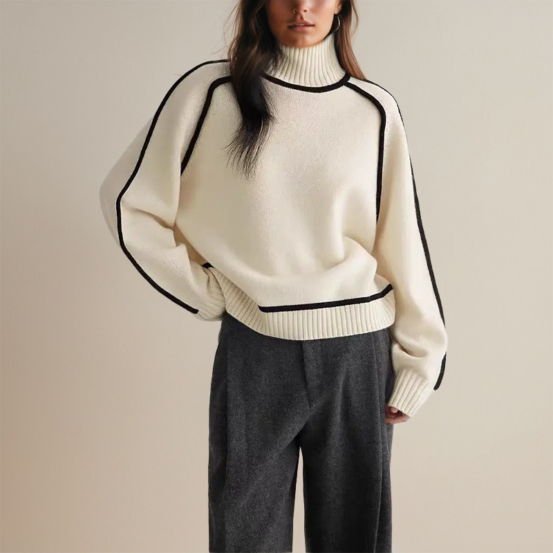 Liora™ - Stylish Turtleneck Sweater