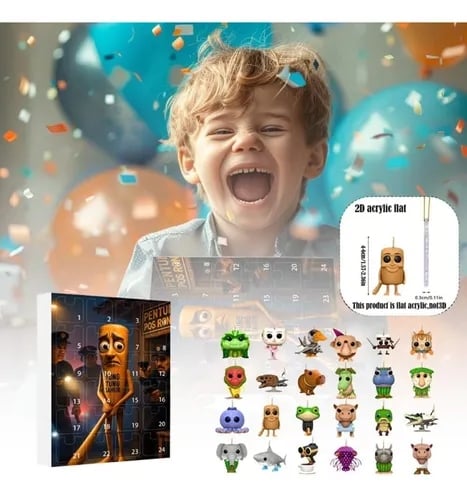 Tung Tung Tung Sahur Italian Advent Calendar with a Countdown to 24 Days