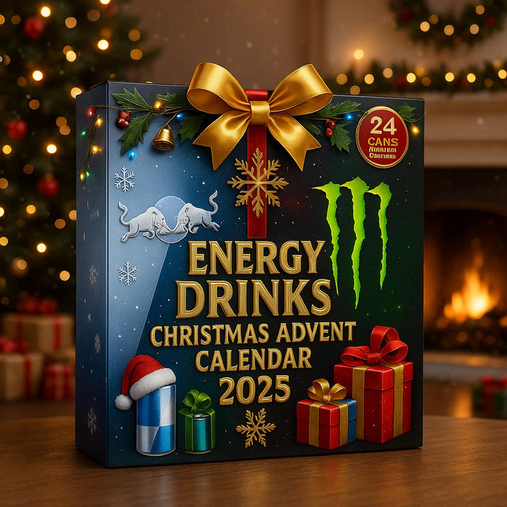 Advent Calendar with Energy Drink Cans 2025