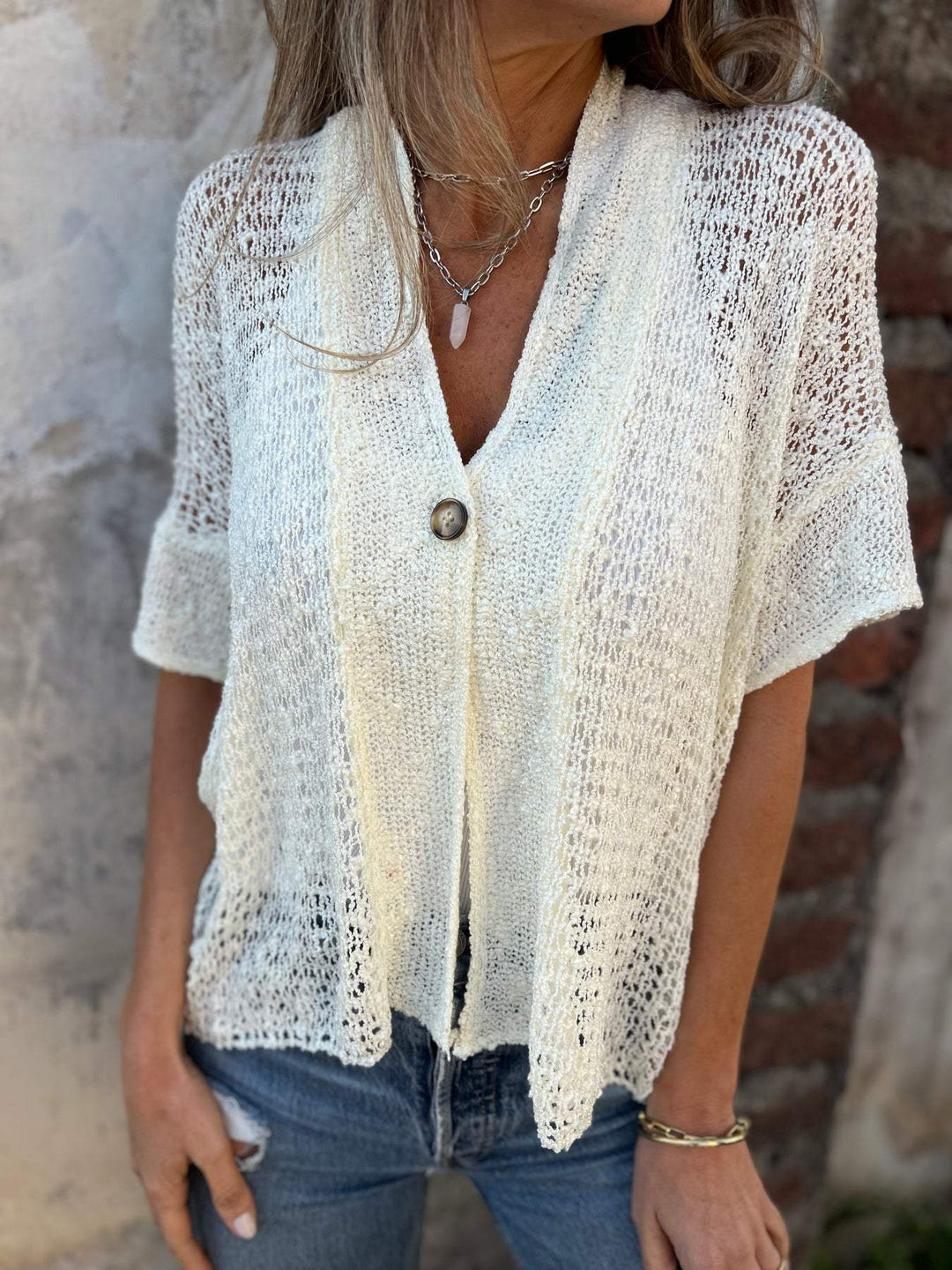 Arielle™ - Elegant Textured Top