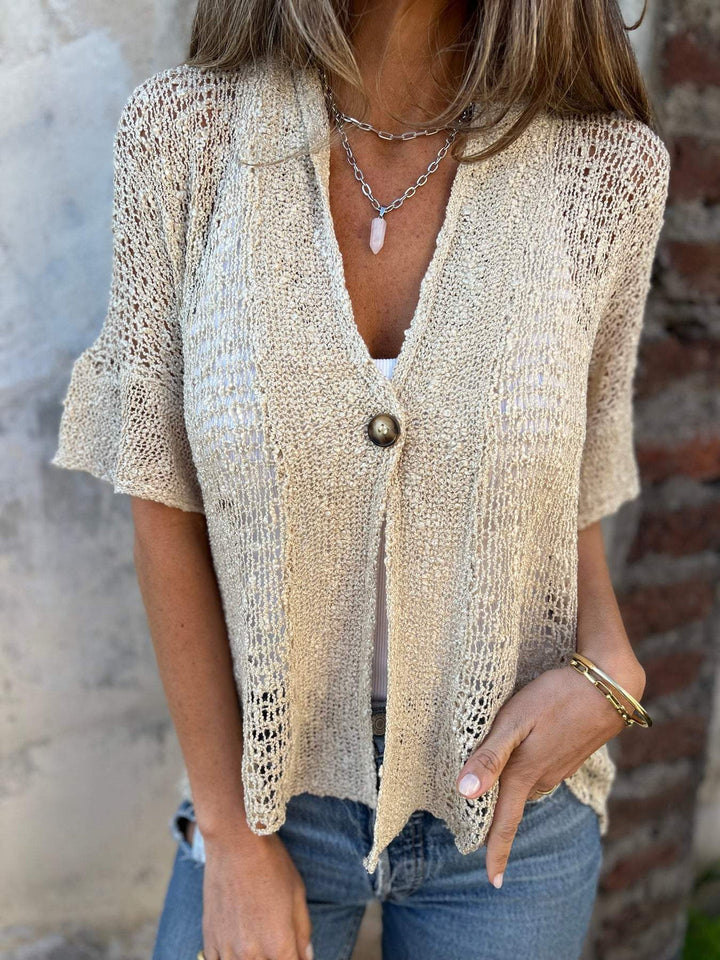 Arielle™ - Elegant Textured Top