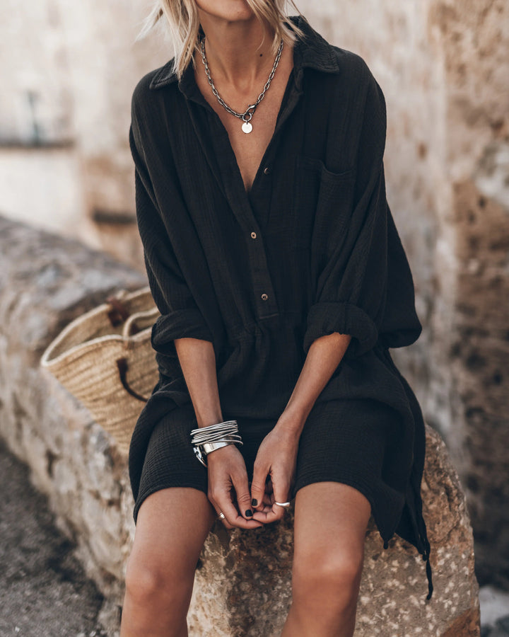 Eliana™ - Classic Shirt Dress