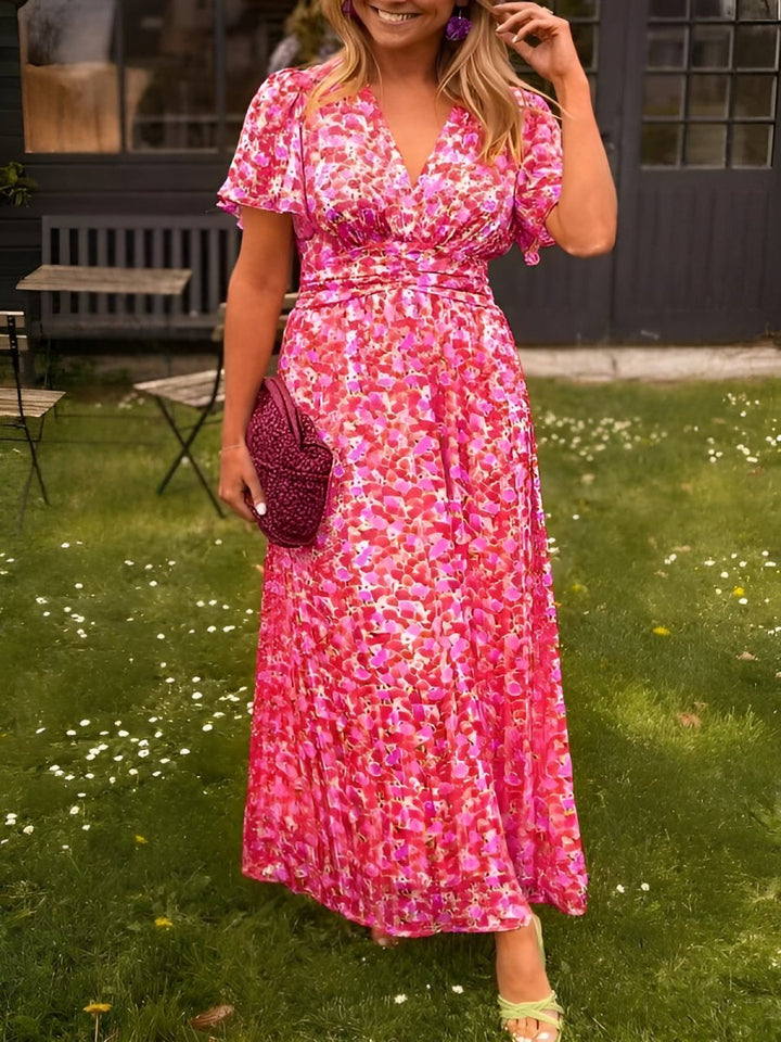 Marlene™ - Elegant Floral Dress