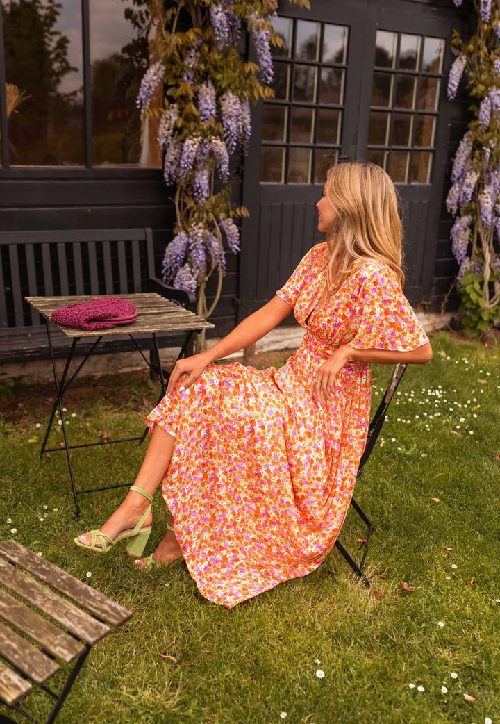 Marlene™ - Elegant Floral Dress