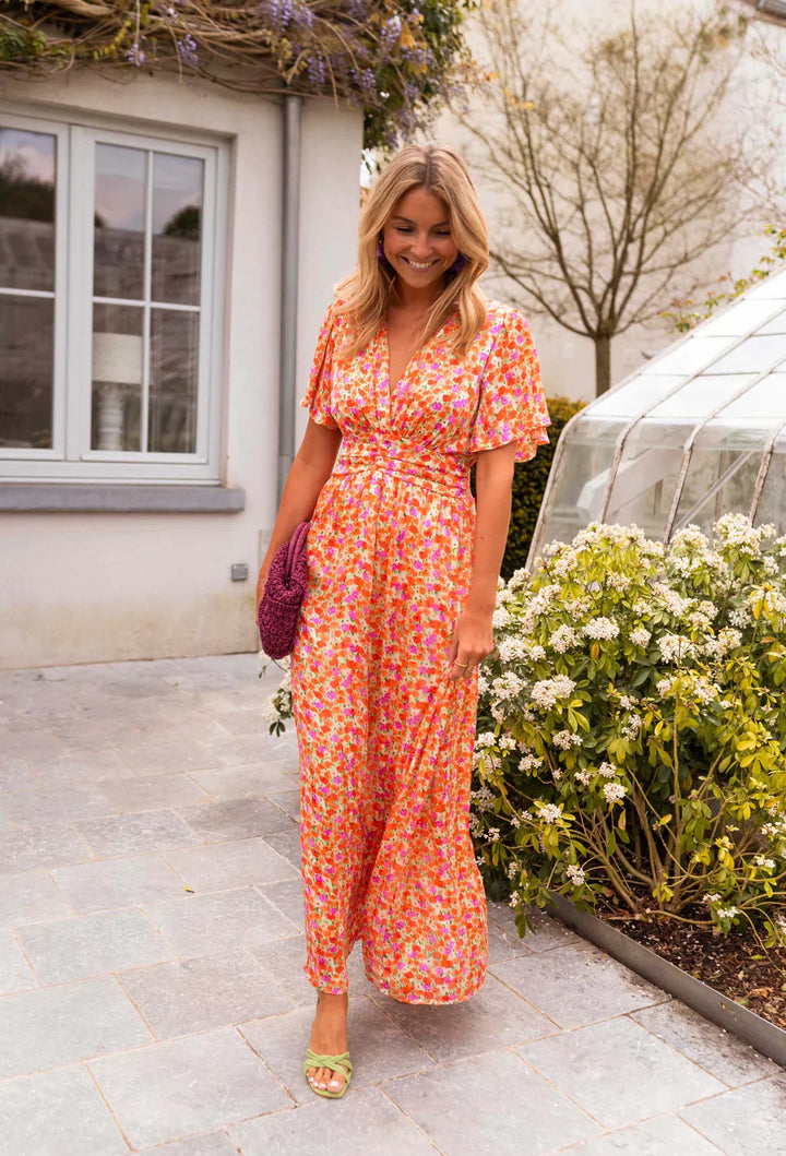 Marlene™ - Elegant Floral Dress